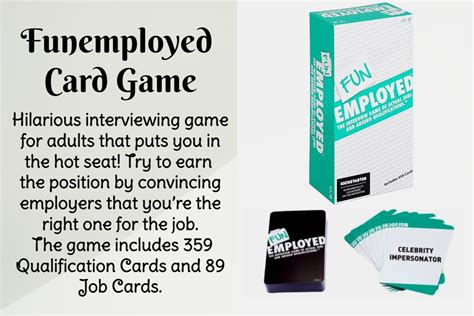 Funemployed! - A Hilariously Quirky Card Game for Unveiling Your (Imaginary) Talents!